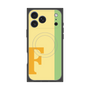 プレミアムスクエアケース with MagSafe［ オリジナル - initial color line - F yellow ］