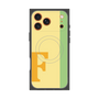 プレミアムスクエアケース with MagSafe［ オリジナル - initial color line - F yellow ］
