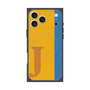 プレミアムスクエアケース with MagSafe［ オリジナル - initial color line - J orange ］