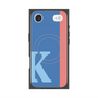 プレミアムスクエアケース with MagSafe［ オリジナル - initial color line - K blue ］