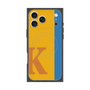 プレミアムスクエアケース with MagSafe［ オリジナル - initial color line - K orange ］