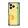 プレミアムスクエアケース with MagSafe［ オリジナル - initial color line - P yellow ］