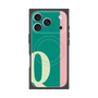 プレミアムスクエアケース with MagSafe［ オリジナル - initial color line - Q green ］