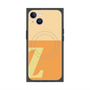 プレミアムスクエアケース with MagSafe［ オリジナル - initial two tone - Z orange ］