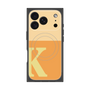 プレミアムスクエアケース with MagSafe［ オリジナル - initial two tone - K orange ］