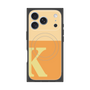 プレミアムスクエアケース with MagSafe［ オリジナル - initial two tone - K orange ］