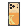 プレミアムスクエアケース with MagSafe［ オリジナル - initial two tone - K orange ］