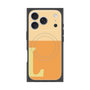 プレミアムスクエアケース with MagSafe［ オリジナル - initial two tone - L orange ］