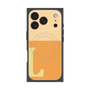 プレミアムスクエアケース with MagSafe［ オリジナル - initial two tone - L orange ］