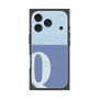 プレミアムスクエアケース with MagSafe［ オリジナル - initial two tone - Q blue ］
