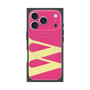 プレミアムスクエアケース with MagSafe［ オリジナル - initial color - W pink ］