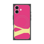 プレミアムスクエアケース with MagSafe［ オリジナル - initial color - Y pink ］