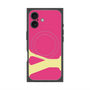 プレミアムスクエアケース with MagSafe［ オリジナル - initial color - Y pink ］