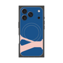 プレミアムスクエアケース with MagSafe［ オリジナル - initial color - Y navy ］