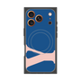 プレミアムスクエアケース with MagSafe［ オリジナル - initial color - Y navy ］