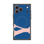 プレミアムスクエアケース with MagSafe［ オリジナル - initial color - Y navy ］