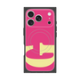 プレミアムスクエアケース with MagSafe［ オリジナル - initial color - G pink ］