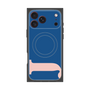 プレミアムスクエアケース with MagSafe［ オリジナル - initial color - J navy ］