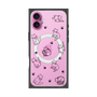 プレミアムスクエアケース with MagSafe［ オリジナル - CASEPLAYネコ総柄 - black ］