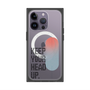プレミアムスクエアケース with MagSafe［ オリジナル - ドットオーバーレイ - KEEP YOUR HEAD UP/A ］