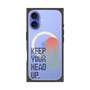 プレミアムスクエアケース with MagSafe［ オリジナル - ドットオーバーレイ - KEEP YOUR HEAD UP/A ］