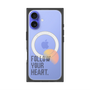 プレミアムスクエアケース with MagSafe［ オリジナル - ドットオーバーレイ - FOLLOW YOUR HEART/A ］