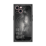 プレミアムスクエアケース with MagSafe［ オリジナル - ドットオーバーレイ - FOLLOW YOUR HEART/C ］