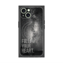 プレミアムスクエアケース with MagSafe［ オリジナル - ドットオーバーレイ - FOLLOW YOUR HEART/C ］