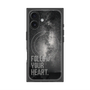 プレミアムスクエアケース with MagSafe［ オリジナル - ドットオーバーレイ - FOLLOW YOUR HEART/C ］