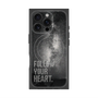 プレミアムスクエアケース with MagSafe［ オリジナル - ドットオーバーレイ - FOLLOW YOUR HEART/C ］