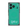 プレミアムスクエアケース with MagSafe［ オリジナル - INFJ 提唱者 - アルファベット - グリーン ］