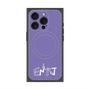 プレミアムスクエアケース with MagSafe［ オリジナル - ENTJ 指揮官 - アルファベット - パープル ］