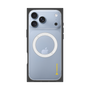 プレミアムスクエアケース with MagSafe［ オリジナル - caseplayロゴ - イエロー/B ］