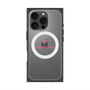 プレミアムスクエアケース with MagSafe［ オリジナル - caseplayロゴ - ピンク/D ］