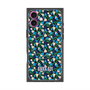 プレミアムスクエアケース with MagSafe［ ANNA SUI - HEARTS VINE - BLUE ］