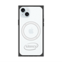 プレミアムスクエアケース with MagSafe［ LATENCY - Circle logo - Gray ］