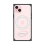 プレミアムスクエアケース with MagSafe［ LATENCY - Circle logo - Gray ］
