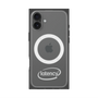 プレミアムスクエアケース with MagSafe［ LATENCY - Circle logo - Gray ］