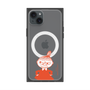 プレミアムスクエアケース with MagSafe［ MOOMIN - Little My - Grinning face ］