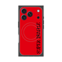 プレミアムスクエアケース with MagSafe［ SUPER PRIVATE - ロゴ - Red&Black ］