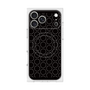 プレミアムスクエアケース with MagSafe［ Dot Circle - Black ］
