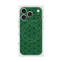 プレミアムスクエアケース with MagSafe［ Dot Circle - Green ］