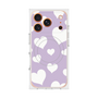 プレミアムスクエアケース with MagSafe［ Dot Hearts - Purple ］