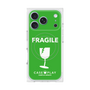 プレミアムスクエアケース with MagSafe［ FRAGILE - Green ］