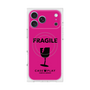 プレミアムスクエアケース with MagSafe［ FRAGILE - Pink ］