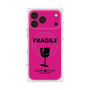 プレミアムスクエアケース with MagSafe［ FRAGILE - Pink ］