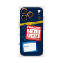 プレミアムスクエアケース with MagSafe［ FRAGILE Stickers - Navy ］