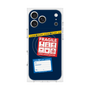 プレミアムスクエアケース with MagSafe［ FRAGILE Stickers - Navy ］