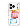 プレミアムスクエアケース with MagSafe［ FRAGILE Stickers - White ］