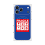 プレミアムスクエアケース with MagSafe［ FRAGILE Sticker - Blue ］